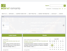 Tablet Screenshot of econet-romania.com